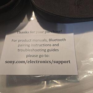 Sony Wireless Headphones in Dark Gray